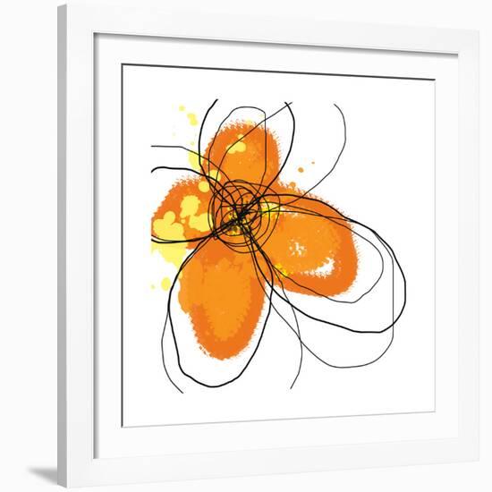 Orange Petals-Jan Weiss-Framed Giclee Print