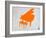 Orange Piano-NaxArt-Framed Art Print