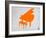 Orange Piano-NaxArt-Framed Art Print