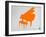 Orange Piano-NaxArt-Framed Art Print