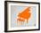 Orange Piano-NaxArt-Framed Art Print