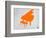 Orange Piano-NaxArt-Framed Art Print