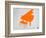 Orange Piano-NaxArt-Framed Premium Giclee Print