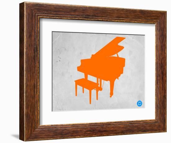 Orange Piano-NaxArt-Framed Premium Giclee Print