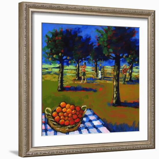 Orange Picking, 2008-Paul Powis-Framed Giclee Print