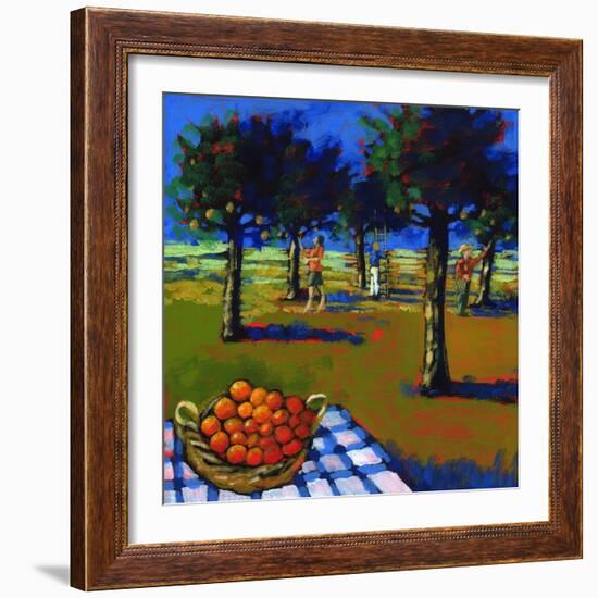 Orange Picking, 2008-Paul Powis-Framed Giclee Print