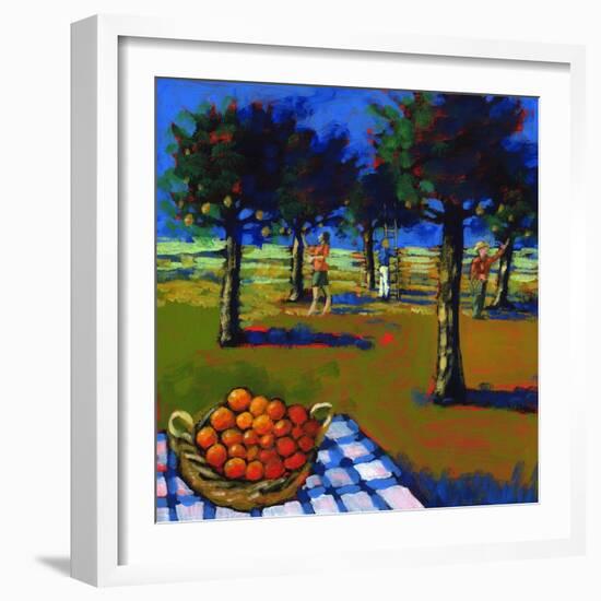 Orange Picking, 2008-Paul Powis-Framed Giclee Print