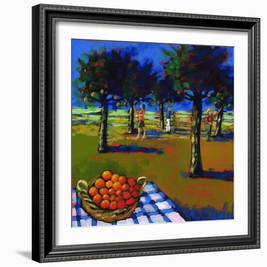 Orange Picking, 2008-Paul Powis-Framed Giclee Print