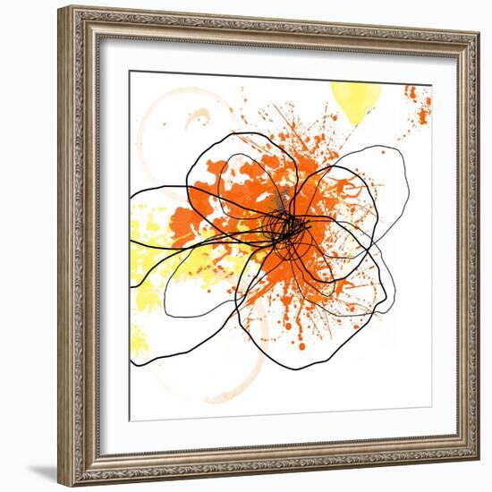 Orange Pop-Jan Weiss-Framed Art Print