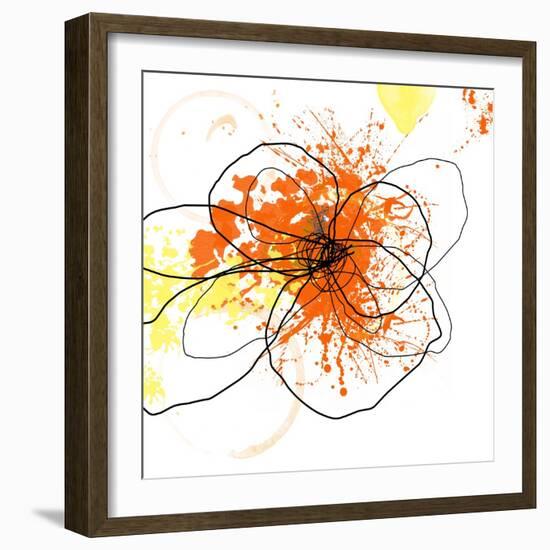 Orange Pop-Jan Weiss-Framed Art Print