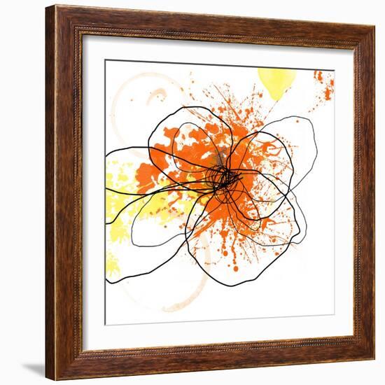 Orange Pop-Jan Weiss-Framed Art Print