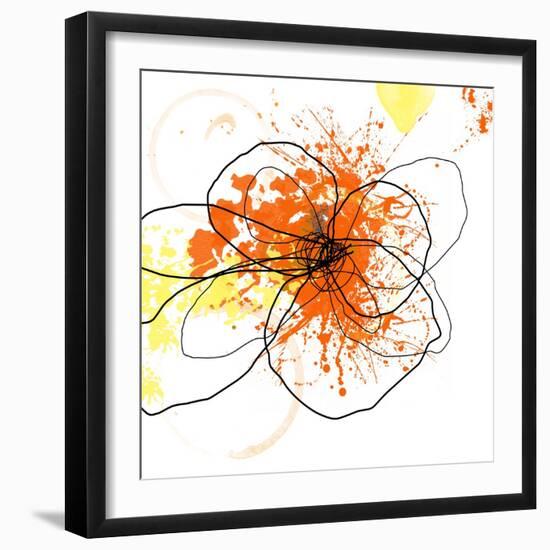 Orange Pop-Jan Weiss-Framed Art Print