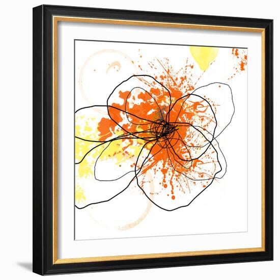 Orange Pop-Jan Weiss-Framed Art Print