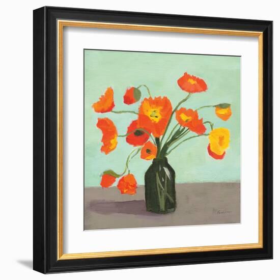 Orange Poppies-Pamela Munger-Framed Art Print