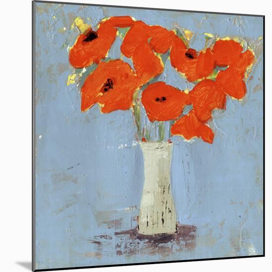 Orange Poppy Impression I-Victoria Borges-Mounted Art Print