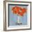 Orange Poppy Impression I-Victoria Borges-Framed Premium Giclee Print