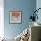 Orange Poppy Impression I-Victoria Borges-Framed Premium Giclee Print displayed on a wall