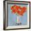 Orange Poppy Impression I-Victoria Borges-Framed Premium Giclee Print