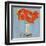 Orange Poppy Impression I-Victoria Borges-Framed Art Print