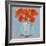 Orange Poppy Impression II-Victoria Borges-Framed Art Print