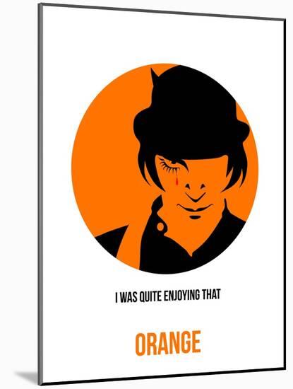 Orange Poster 1-Anna Malkin-Mounted Art Print