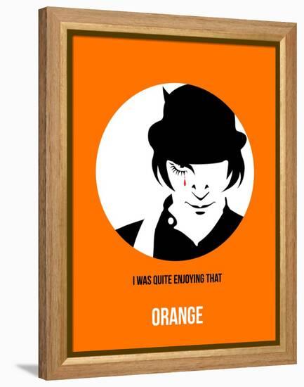 Orange Poster 2-Anna Malkin-Framed Stretched Canvas