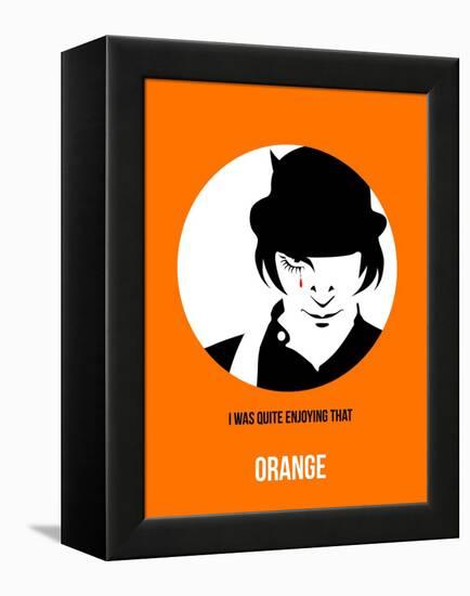 Orange Poster 2-Anna Malkin-Framed Stretched Canvas