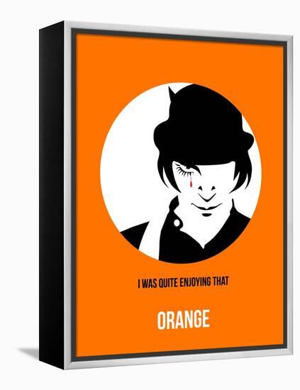 Orange Poster 2-Anna Malkin-Framed Stretched Canvas