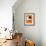 Orange Poster 2-Anna Malkin-Framed Premium Giclee Print displayed on a wall