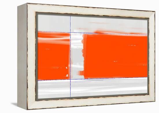 Orange Rectangle-NaxArt-Framed Stretched Canvas