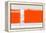 Orange Rectangle-NaxArt-Framed Stretched Canvas