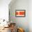 Orange Rectangle-NaxArt-Framed Stretched Canvas displayed on a wall