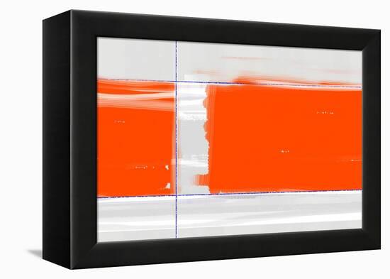 Orange Rectangle-NaxArt-Framed Stretched Canvas