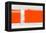 Orange Rectangle-NaxArt-Framed Stretched Canvas