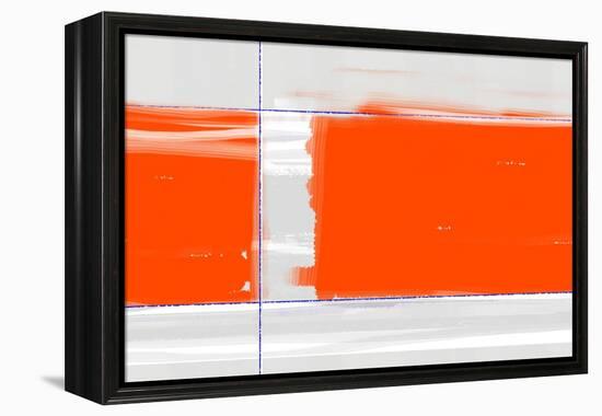 Orange Rectangle-NaxArt-Framed Stretched Canvas