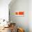 Orange Rectangle-NaxArt-Framed Stretched Canvas displayed on a wall