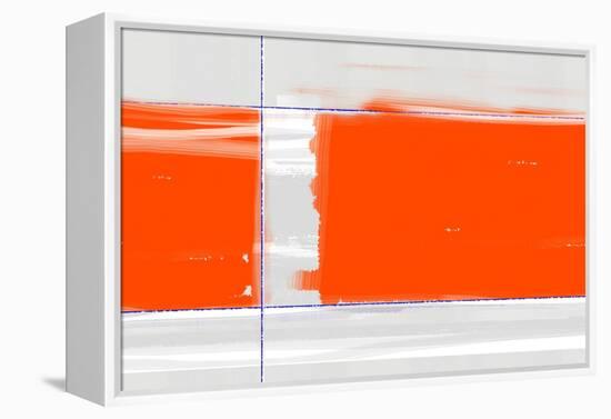 Orange Rectangle-NaxArt-Framed Stretched Canvas