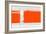 Orange Rectangle-NaxArt-Framed Art Print