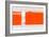 Orange Rectangle-NaxArt-Framed Art Print