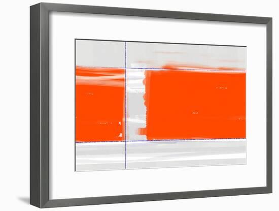 Orange Rectangle-NaxArt-Framed Art Print