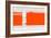 Orange Rectangle-NaxArt-Framed Art Print