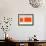 Orange Rectangle-NaxArt-Framed Art Print displayed on a wall