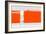 Orange Rectangle-NaxArt-Framed Art Print