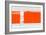 Orange Rectangle-NaxArt-Framed Art Print