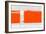 Orange Rectangle-NaxArt-Framed Art Print