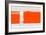 Orange Rectangle-NaxArt-Framed Art Print