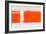 Orange Rectangle-NaxArt-Framed Art Print