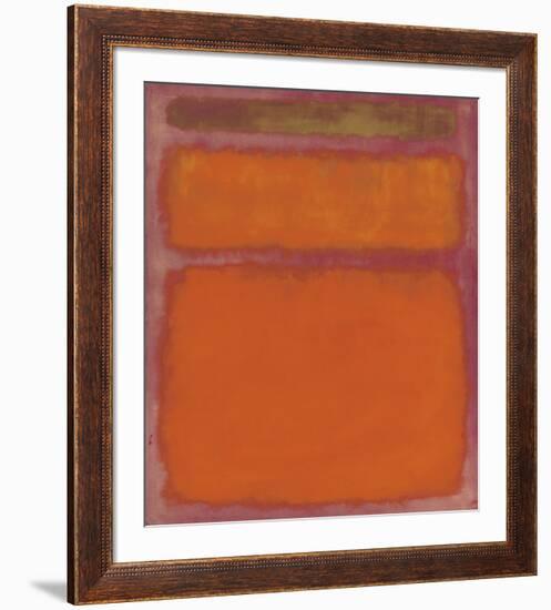 Orange, Red, Yellow, 1961-Mark Rothko-Framed Giclee Print