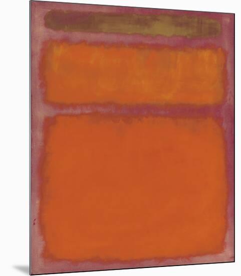 Orange, Red, Yellow, 1961-Mark Rothko-Mounted Giclee Print