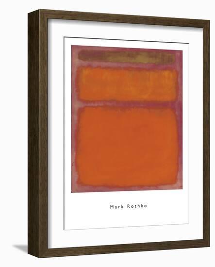 Orange, Red, Yellow, 1961-Mark Rothko-Framed Giclee Print